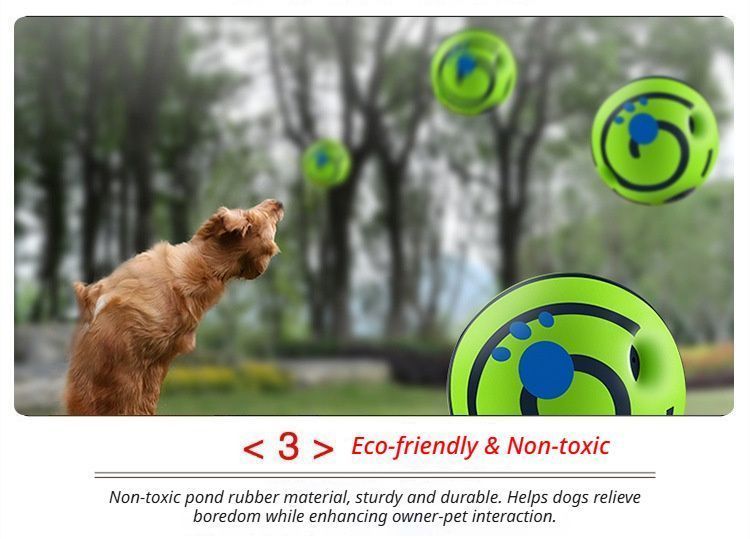 14cm Dog Squeaky Ball OPP Bag - Image 7