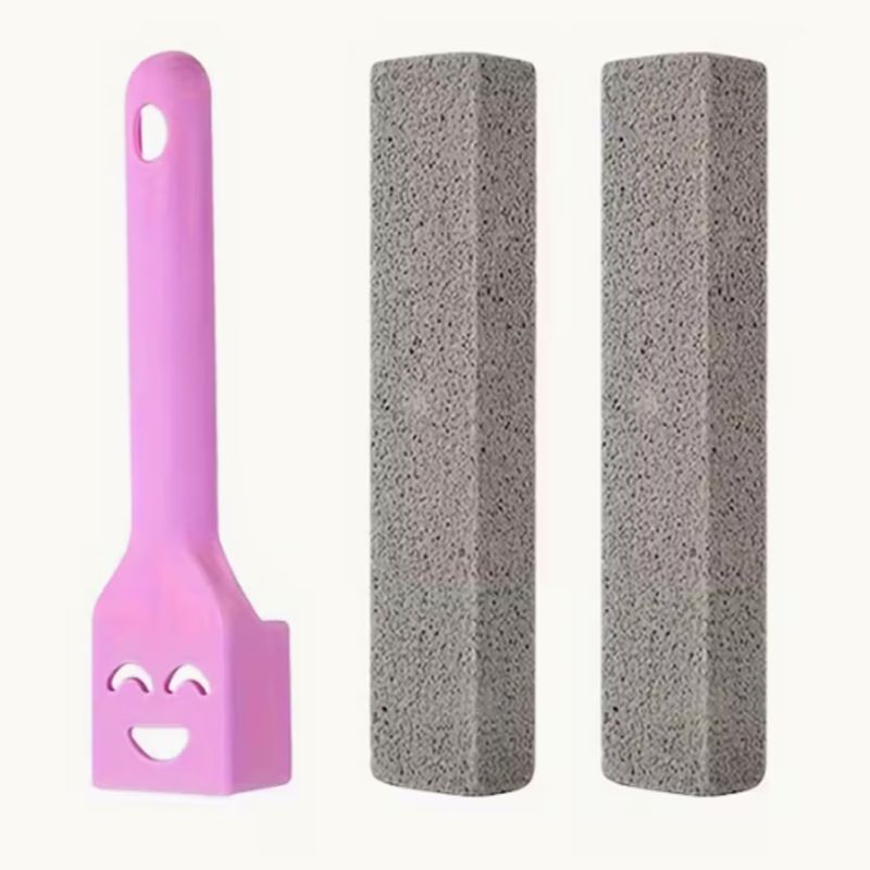 1 Purple Handle + 2 Pumice Stones - Image 1