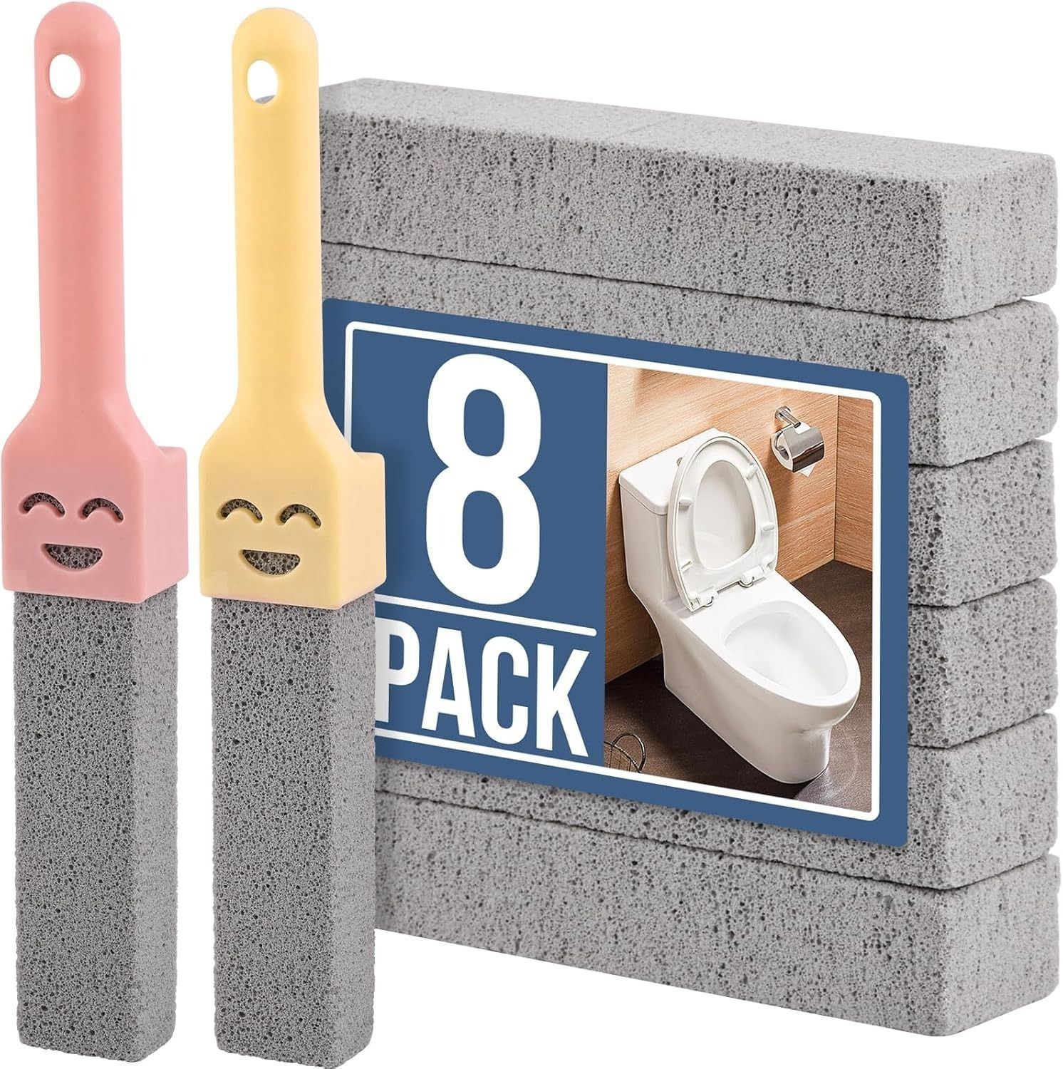 2 Handles + 8 Pumice Stones - Image 1