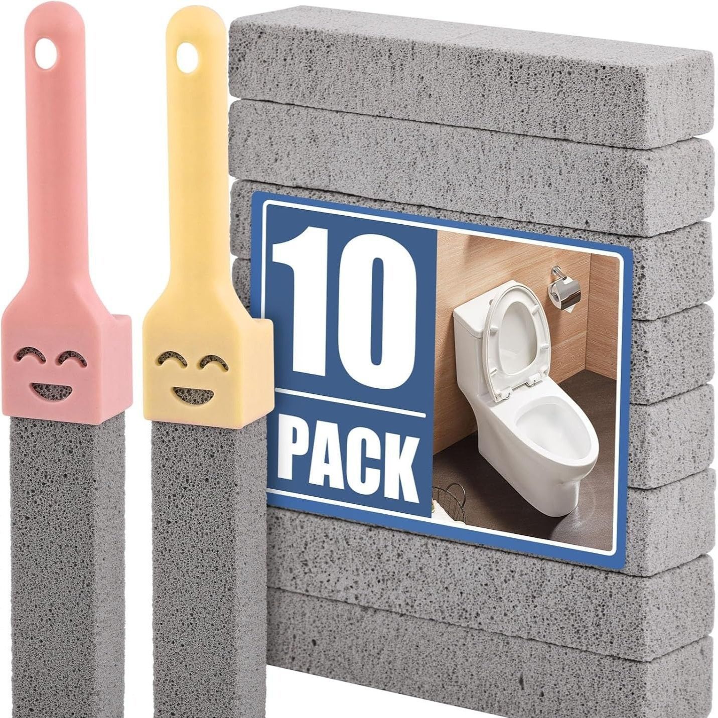 2 Handles + 10 Pumice Stones - Image 1