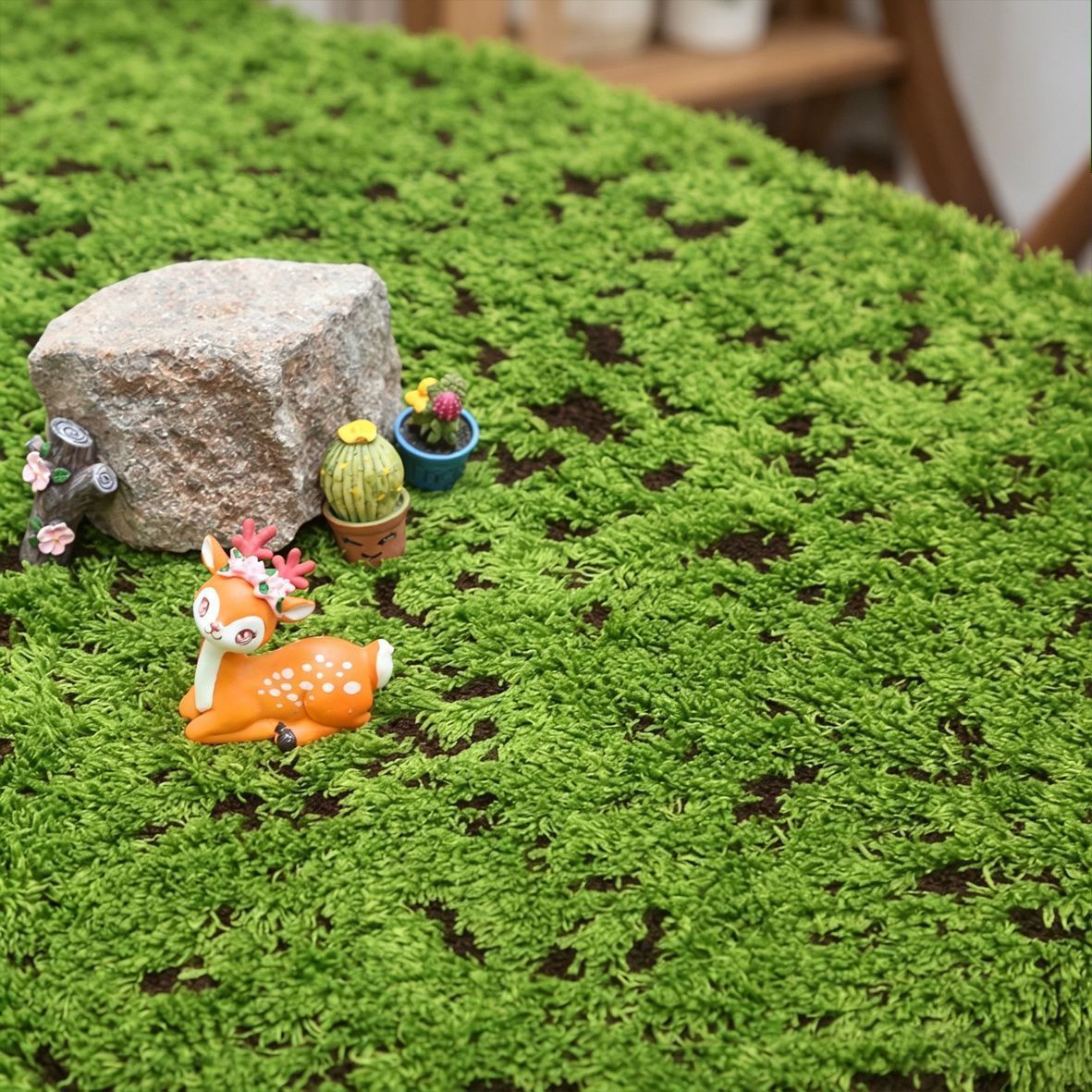 Artificial Moss Turf 100×100cm 03 - Image 1