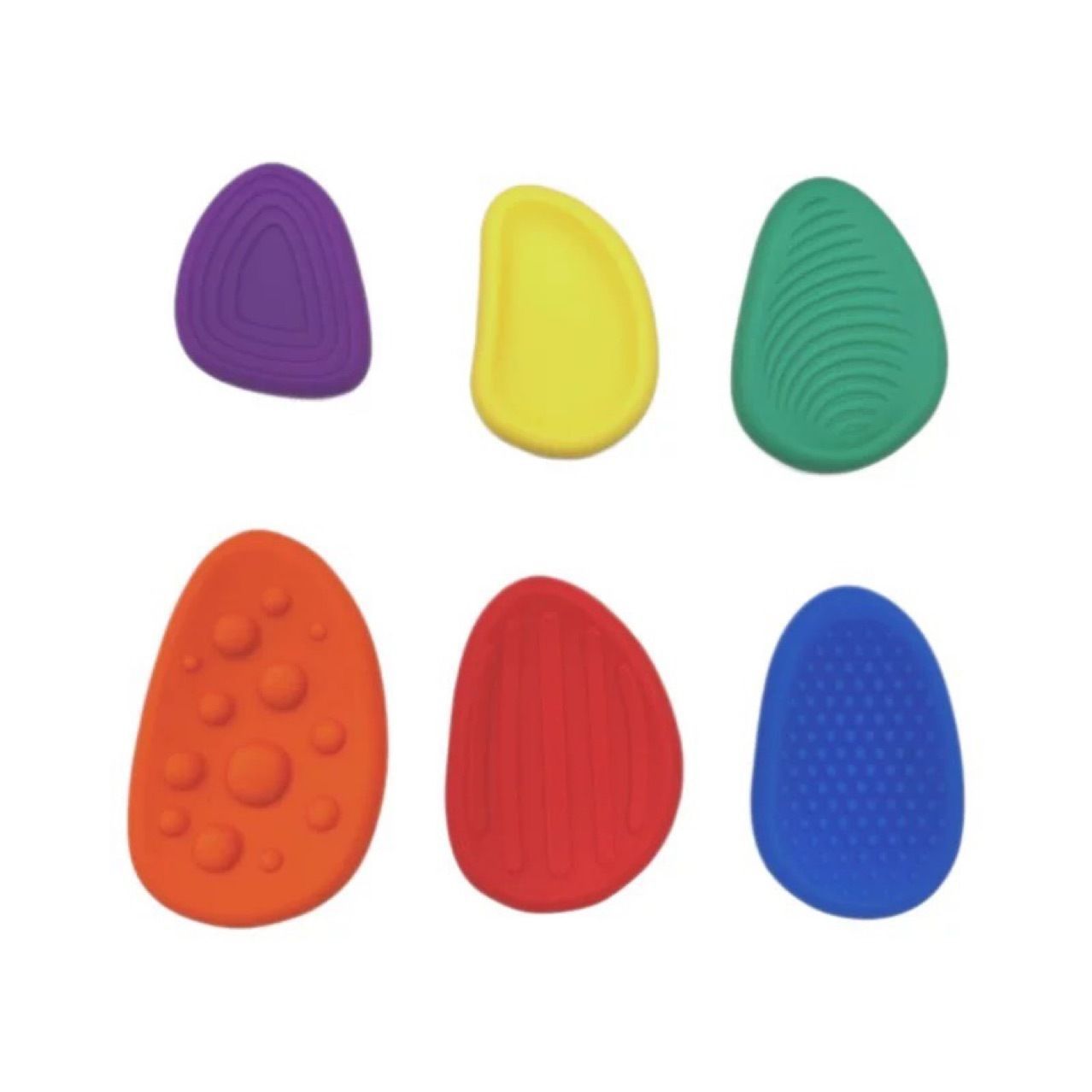 5Packs Silicone Sensory Stones Old - Image 1