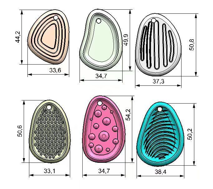 5Packs Silicone Sensory Stones Old - Image 5