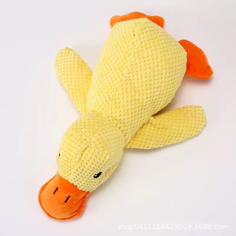 Small & Medium Plush Duck with Rope Carrot - Image 5