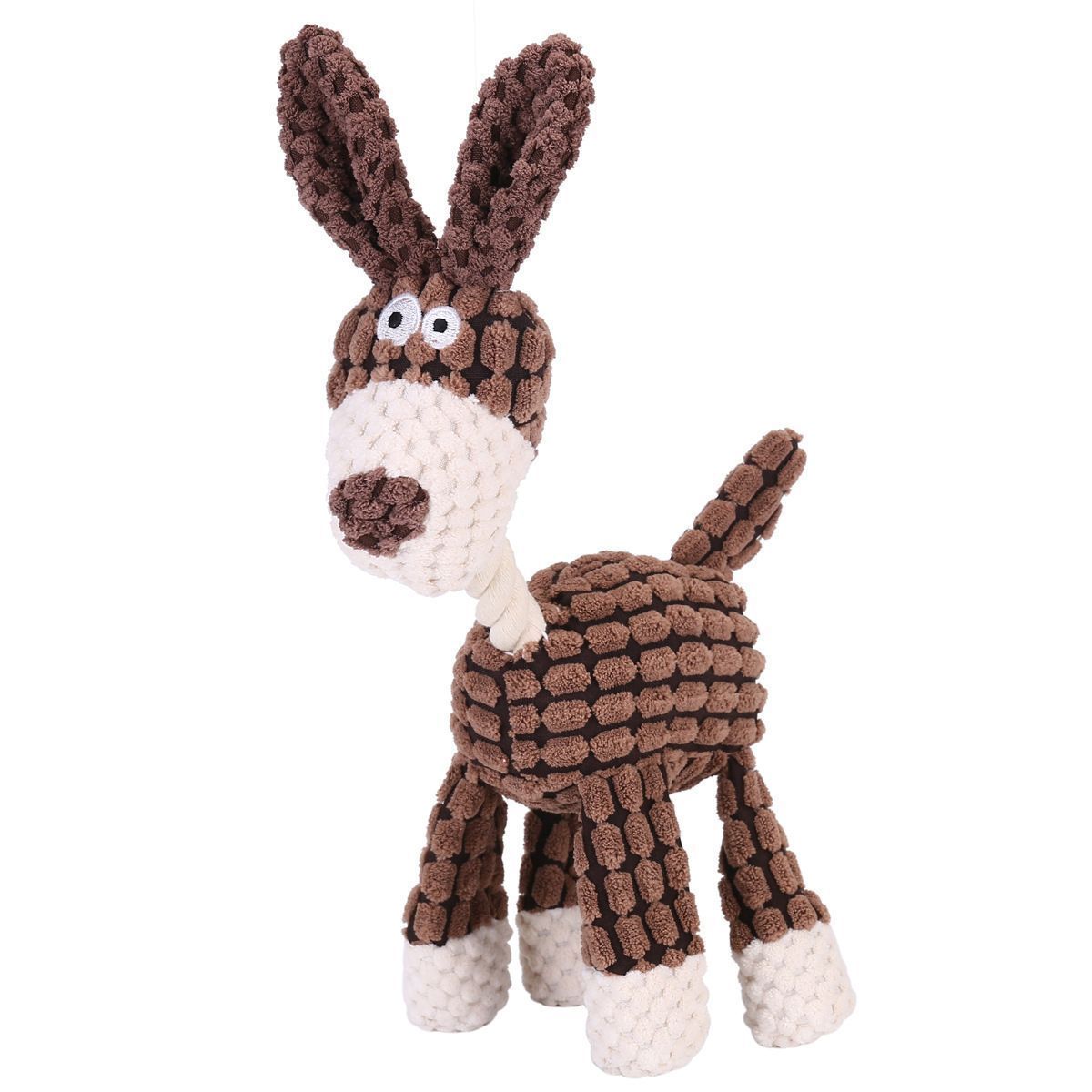 Small & Large Plush Ducks with Rope Carrot - Image 8
