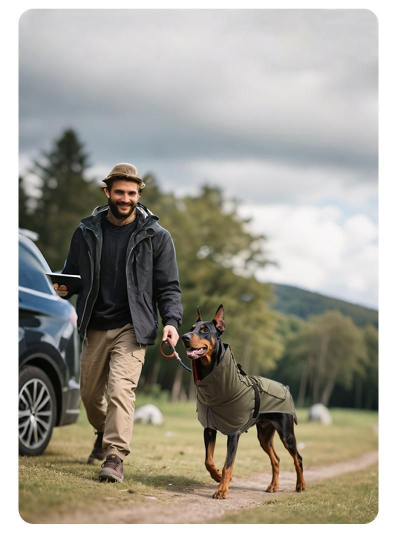 Dog Winter Fleece-Deep Black XXL - Image 4