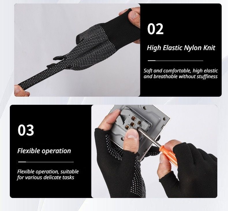 10-Pairs Nylon Work Gloves-03 - Image 4