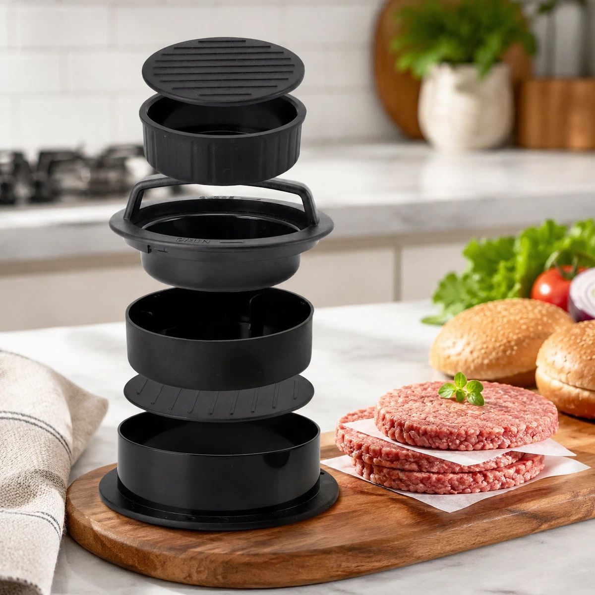 Hamburger Patty Press, Color Box Packaging - Image 1