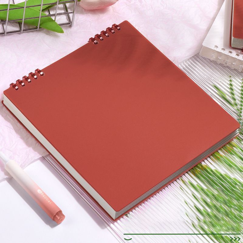 Lined Notebook Wine Red 60 Sheets/120 Pages - Image 1