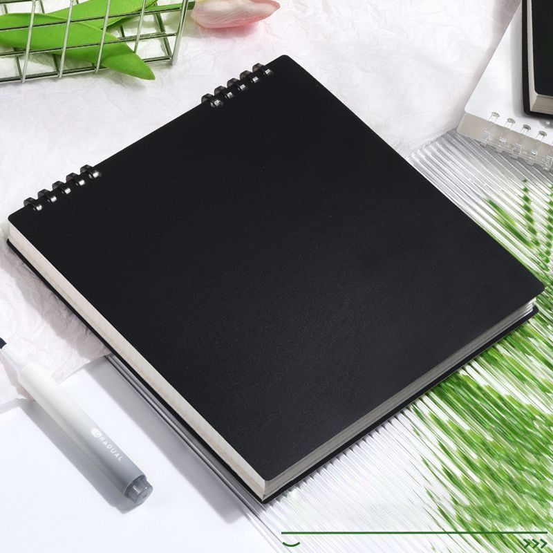 Lined Notebook Minimalist Black 60 Sheets/120 Pages - Image 1