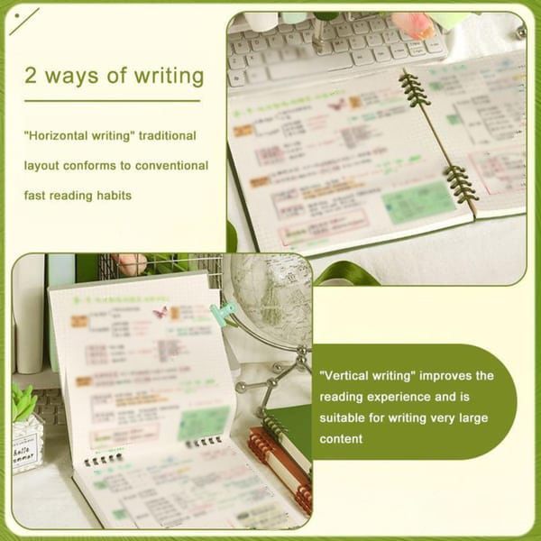 Lined Notebook Taro Purple 60 Sheets/120 Pages - Image 4