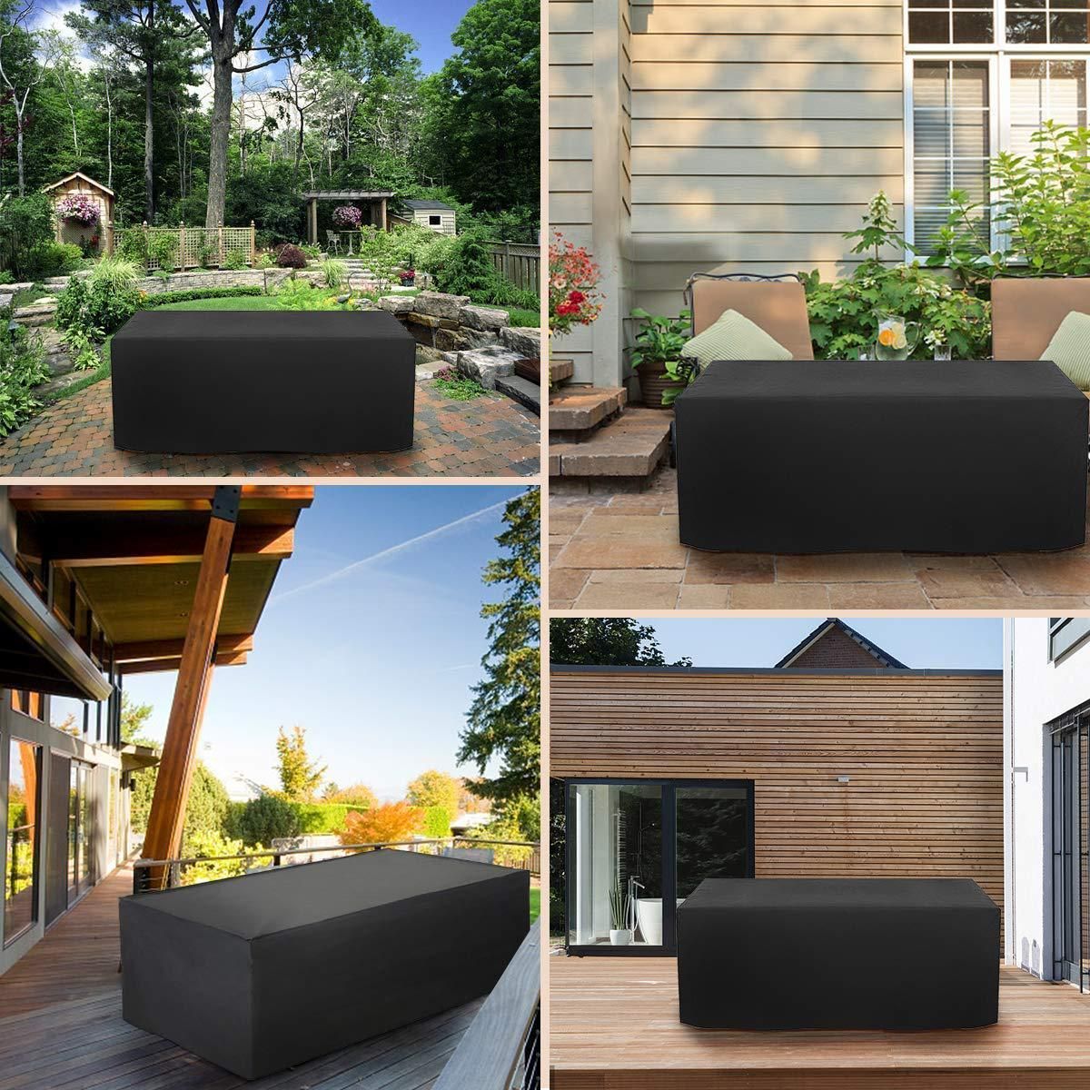 Garden Table Cover Black 08 - Image 5