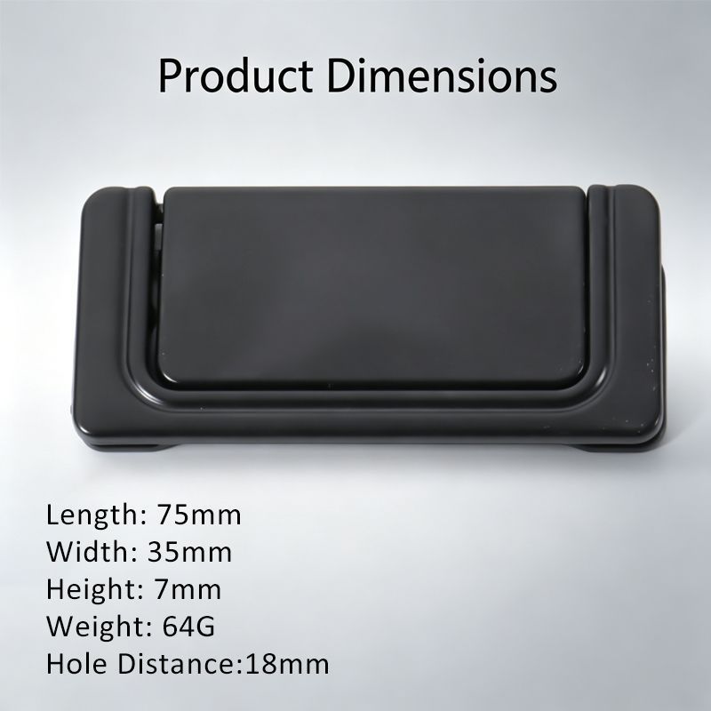 10 Pcs M8851-64 Black Hidden Snap - Image 1