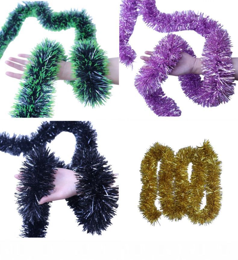 Thick Tinsel Garland 2M Party Decor Red 5pcs - Image 4