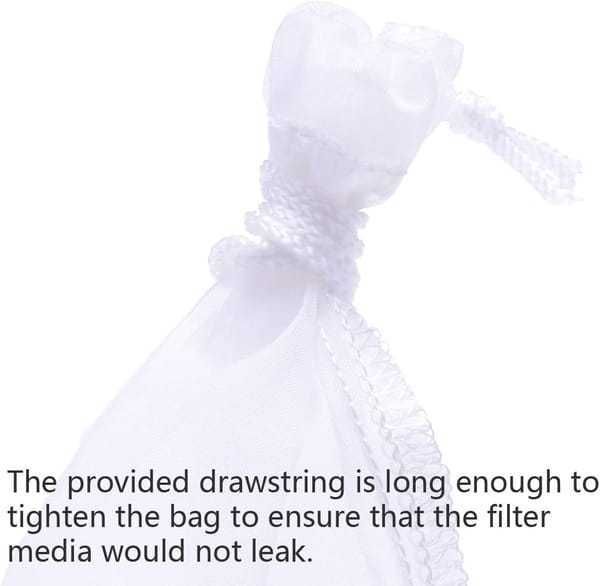 6 Pack Aquarium Filter Bag 7.5