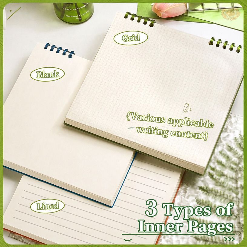 Blank Notebook Sky Blue 60 Sheets/120 Pages - Image 2