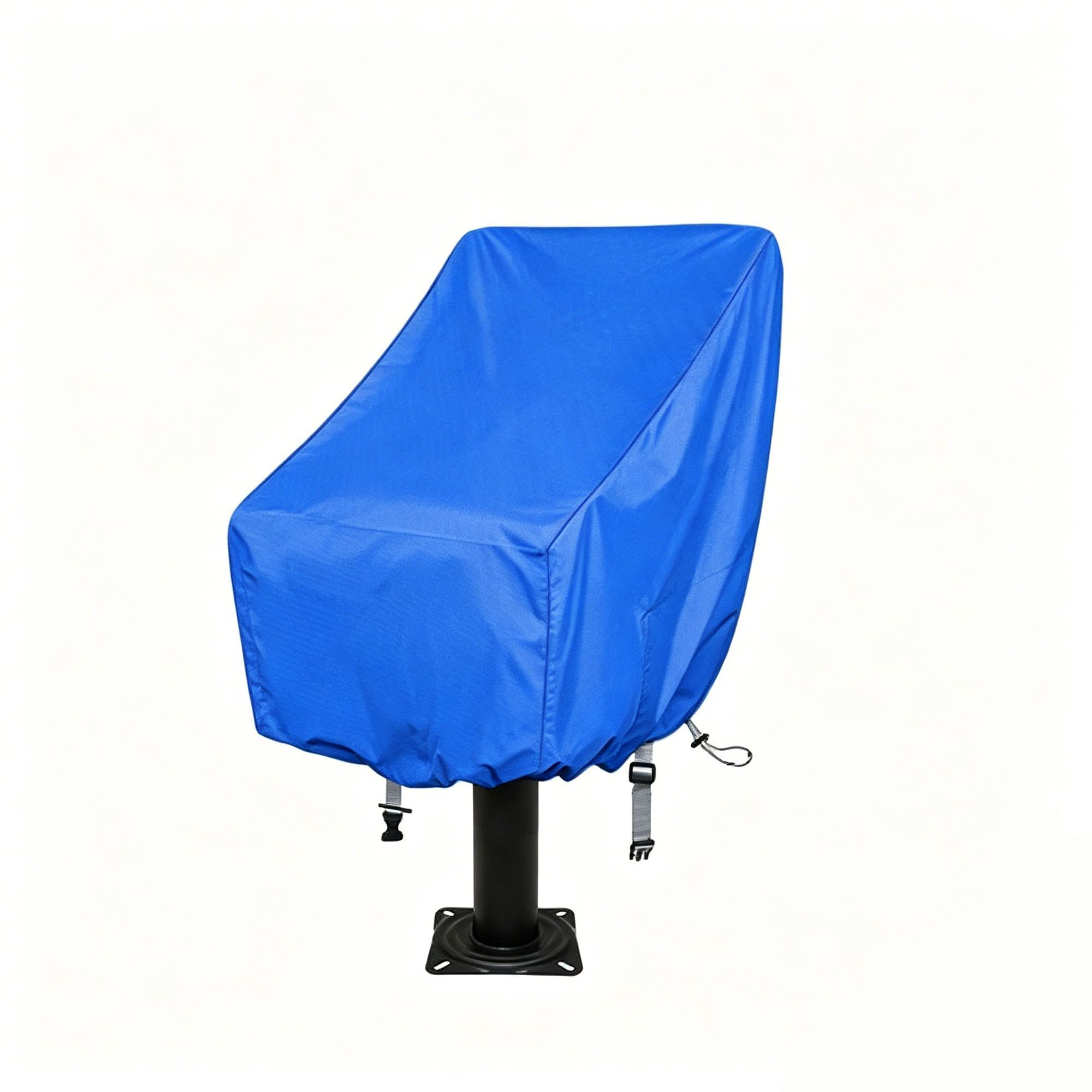 Waterproof Blue Small Boat Captain Seat Cover - Image 1