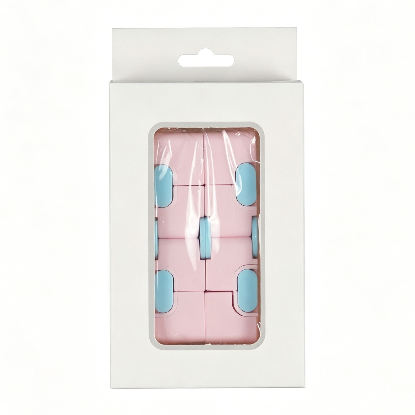 2pk Pastel Blue & Pink Infinity Fidget Cube - Image 4