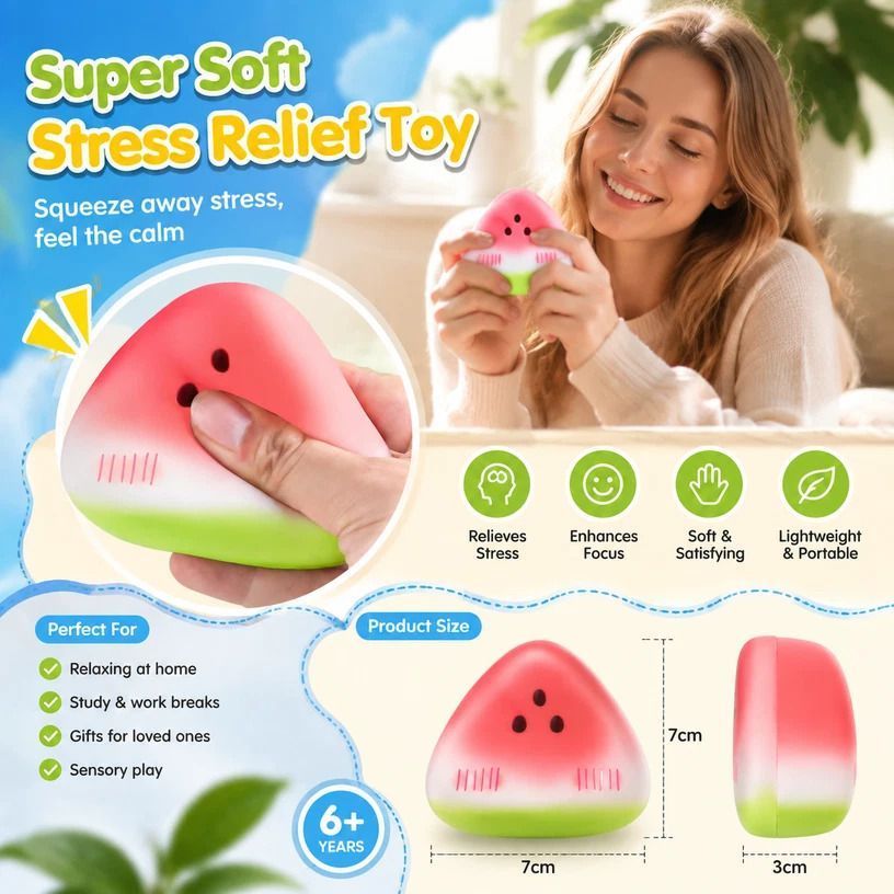 Matcha & Strawberry Butter Stick 23cm Stress Relief Toy 2 Pack - Image 2