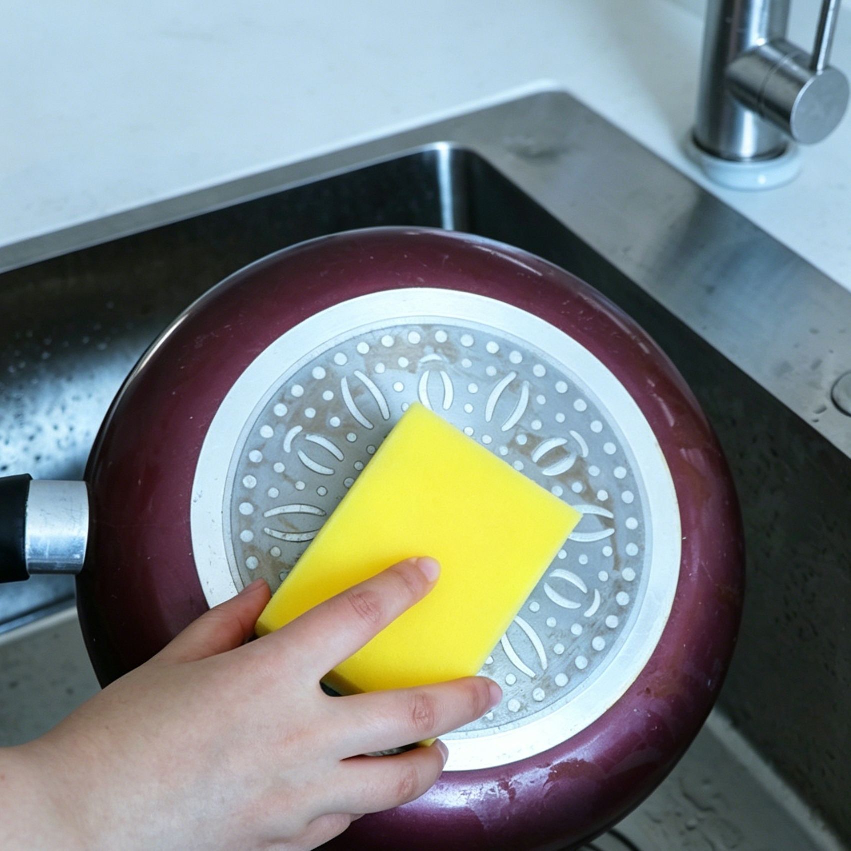 10pk Waist Shape Dual Sided Dish Sponge - Image 4