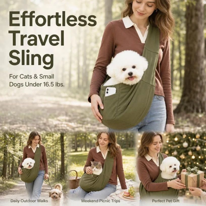 Solid Color Cat Carrier Up To 16.5lbs, Yellow With Phone Pocket, Sunny Mood Boosting Pet Bag - Image 1