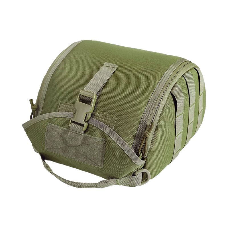 Portable Outdoor Adventure Storage Pouch Army Green, Roomy For Mountain Trip Daily Kit - Image 1
