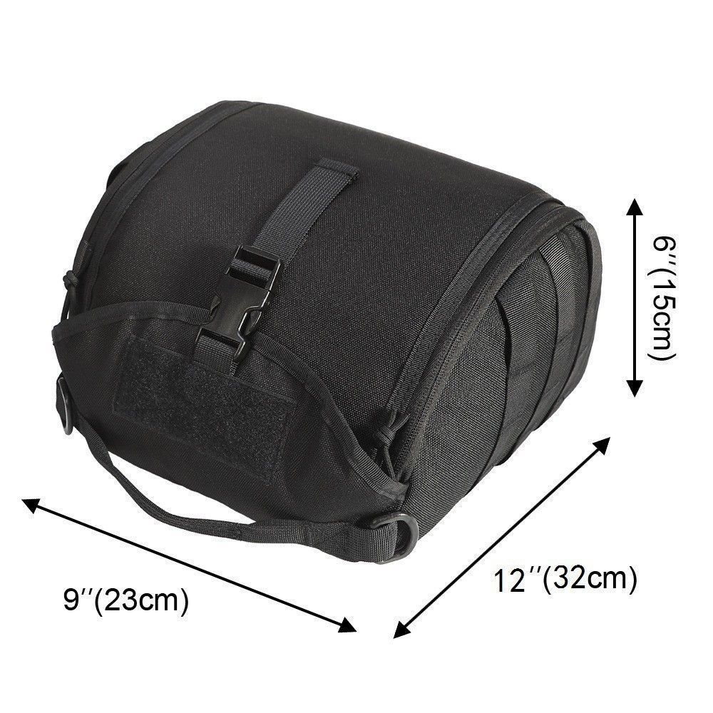 Portable Outdoor Adventure Storage Pouch Black, Quick-Access Pocket For Outdoor Essentials - Image 2