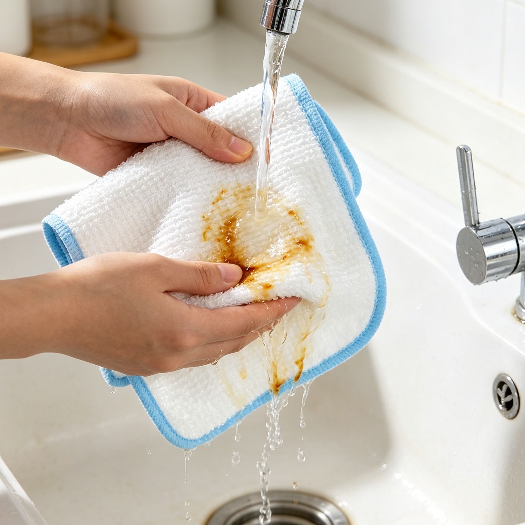 3 pk Bamboo Fiber Dish Cloth 18*23 - Image 1
