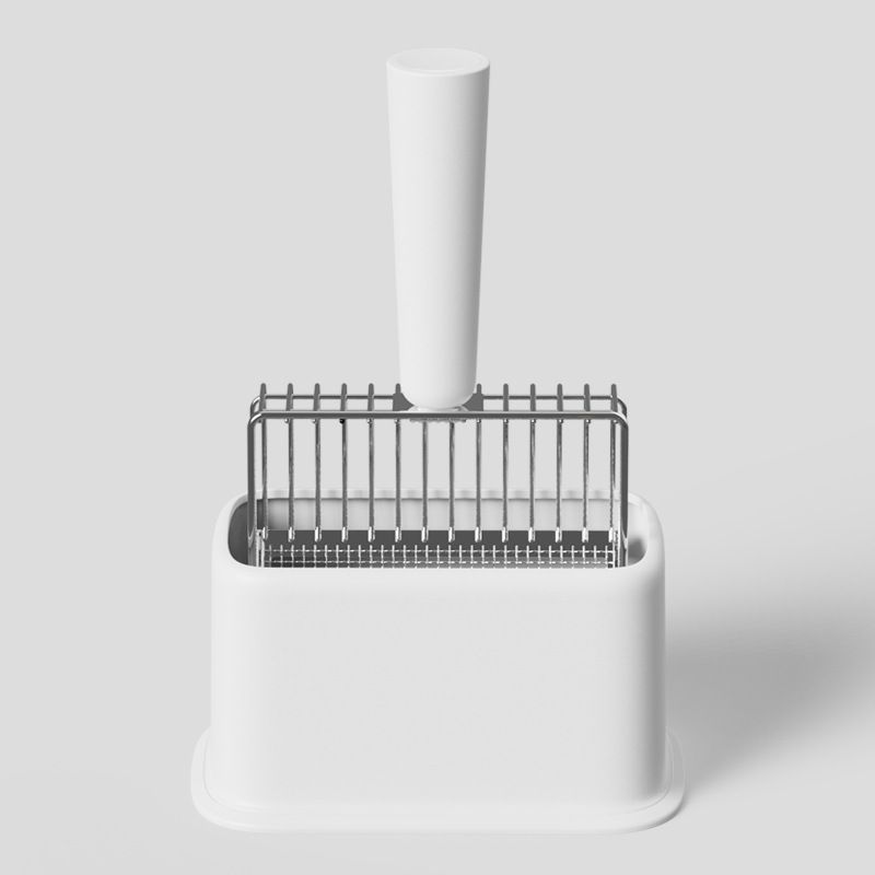 White Multi-function Litter Scoop Set - Image 1