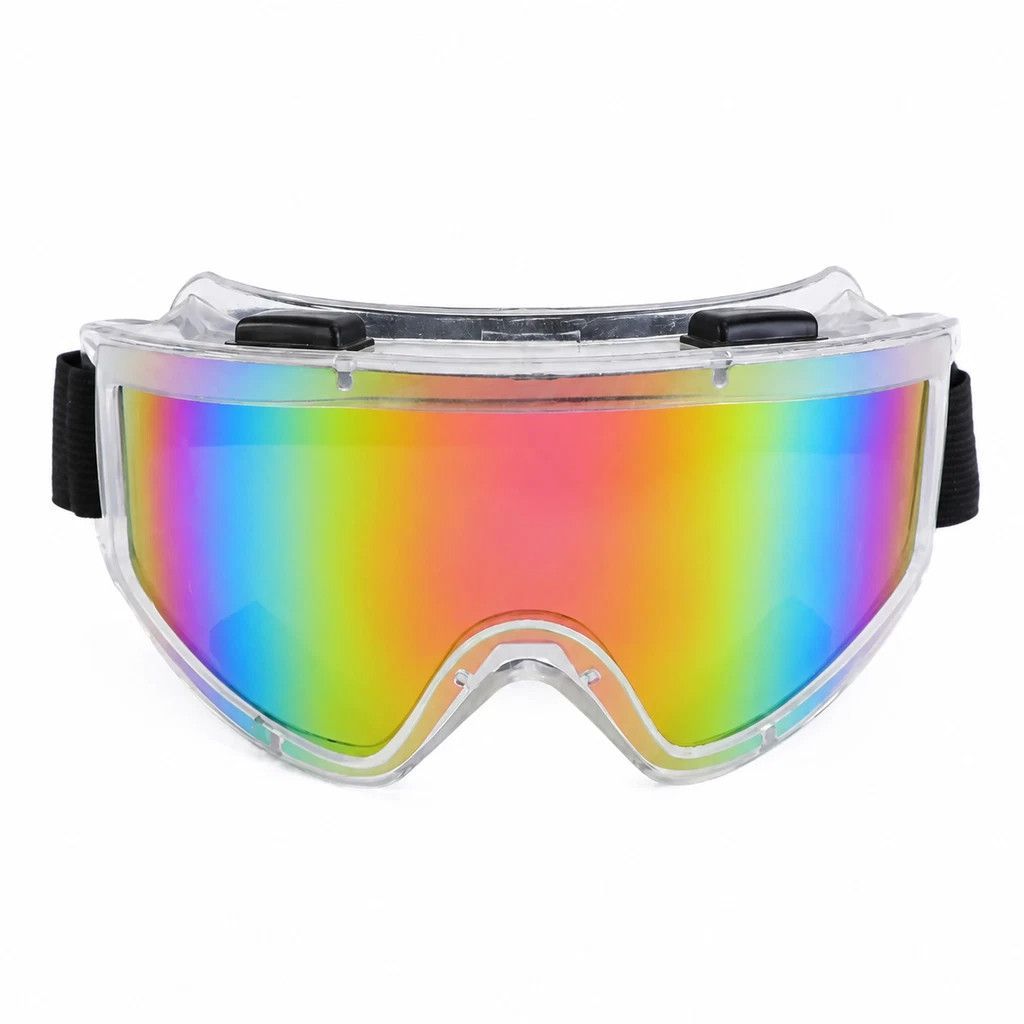 Memorable Iridescent Ski & Cycling Goggles, Full Wind Protection - Image 2
