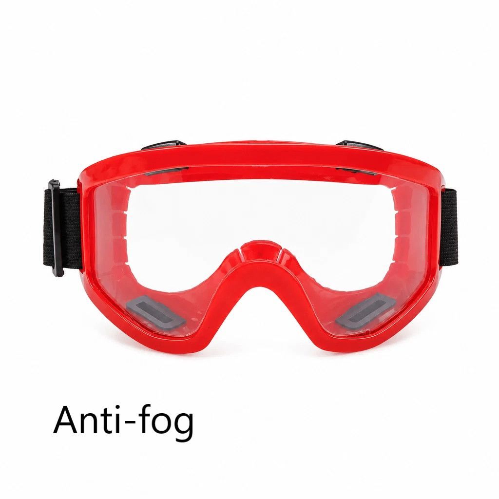 Perfect Surprise Fog-Free Outdoor Goggles, Red Frame Clear Anti-Fog - Image 2