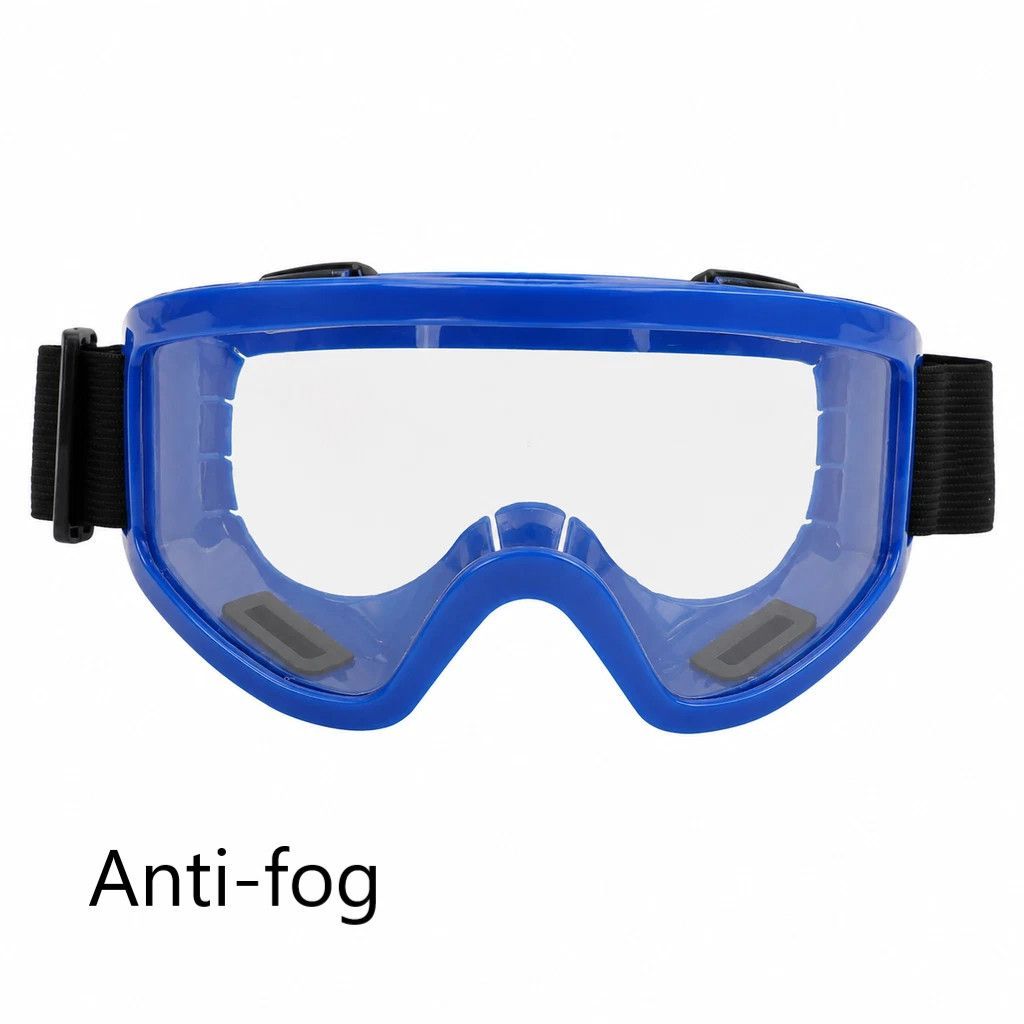 Kind Gift Windproof Cycling Ski Goggles, Blue Frame Clear Lens - Image 2