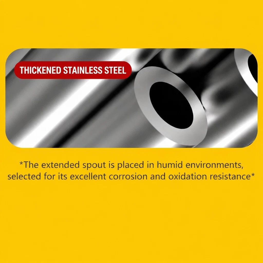 Warm Daily Essential Token Stainless Hot Cold Mixing Valve, Electroplated Shower Full Matching Parts - Image 3