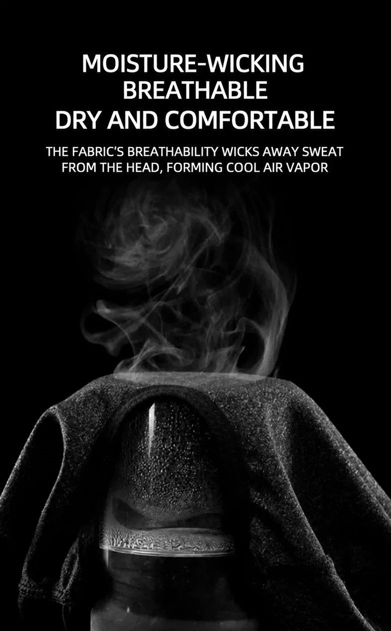 Wind Block Warm Face Mask, Black Long Design, One Size, 2 Pcs - Image 4