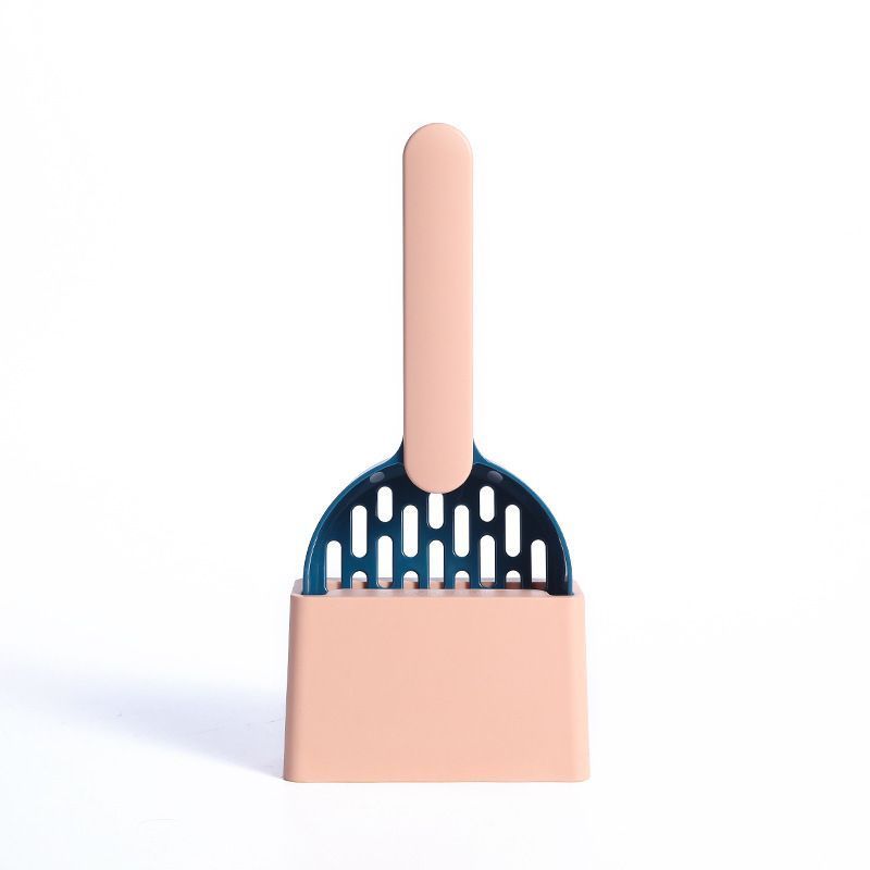 Indigo-Pink Two-tone Litter Scoop Set - Image 1