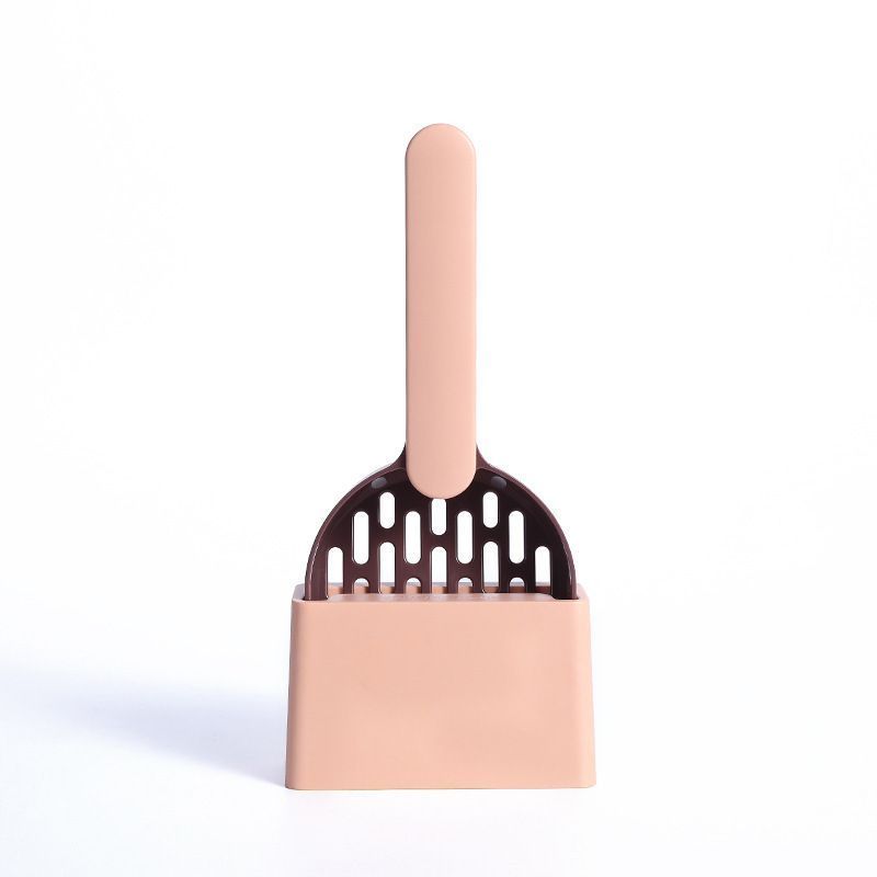 Coffee-Pink Two-tone Litter Scoop Set - Image 1