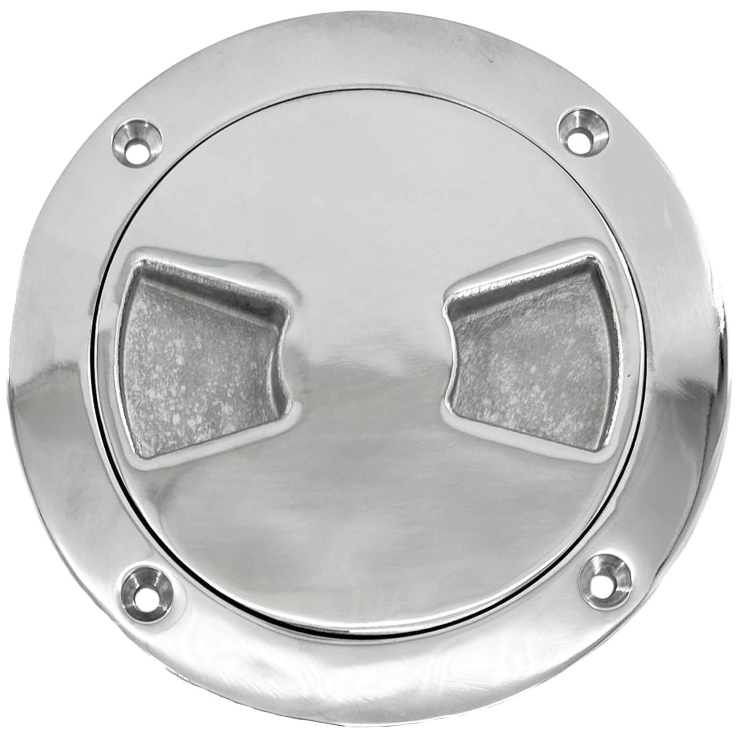 6 Inch 316 Stainless Steel Round Deck Plate Marine Yacht Hardware Fitting - Image 3