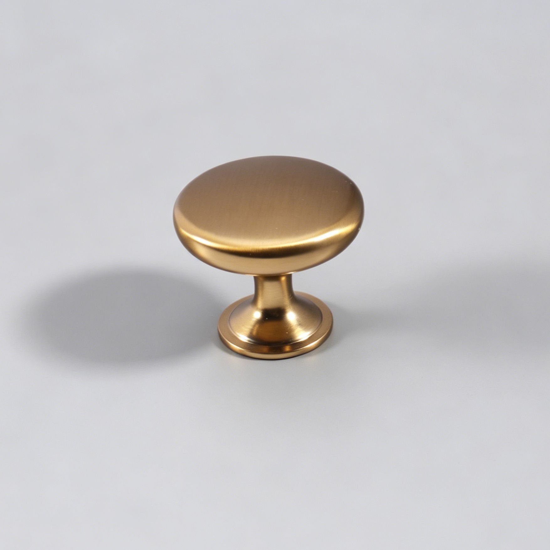Thin Flat Mushroom Single Hole Knob 2pcs - Image 1