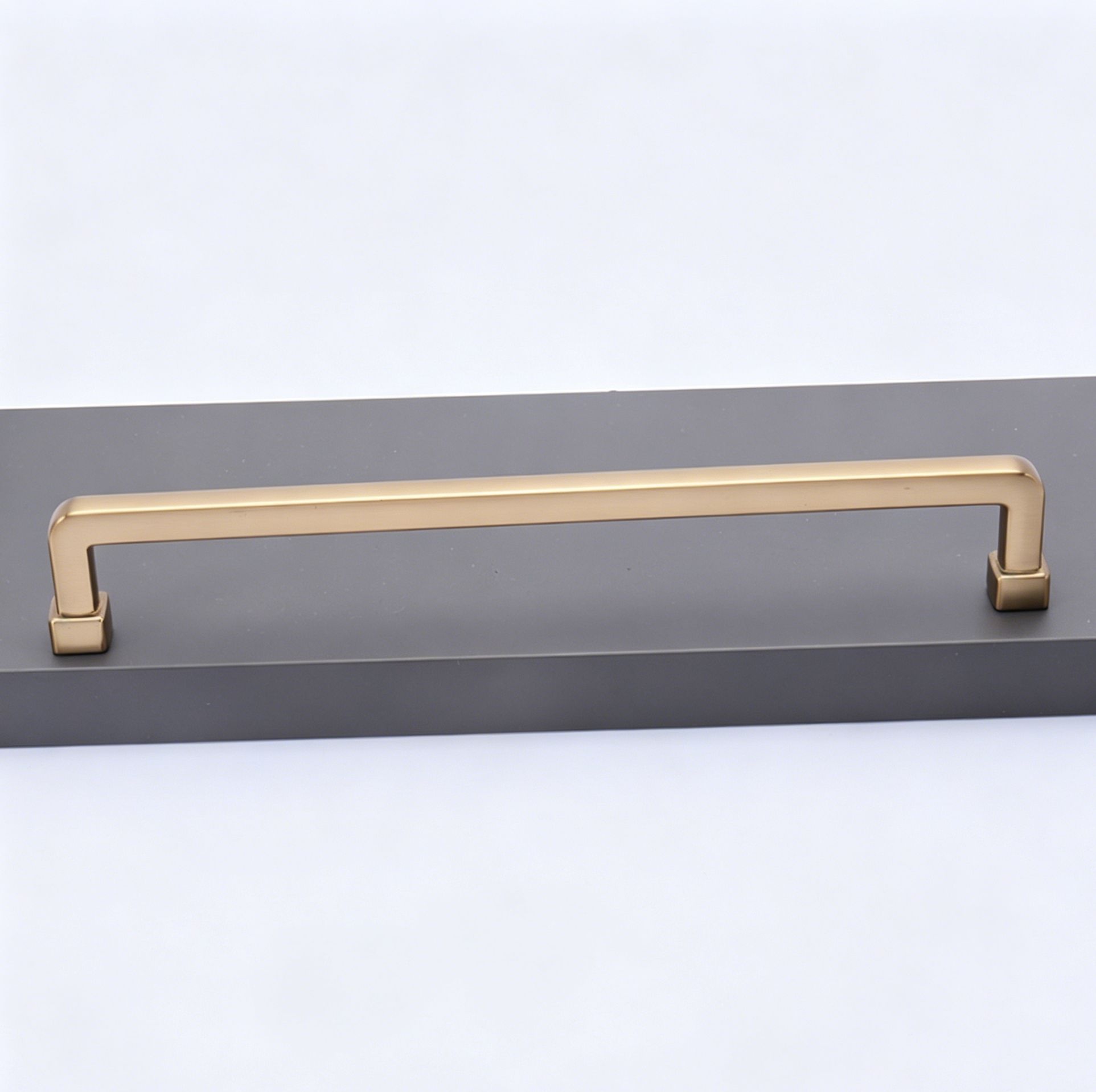 192mm Hole Spacing Square Straight Cabinet Pull 2pcs - Image 1