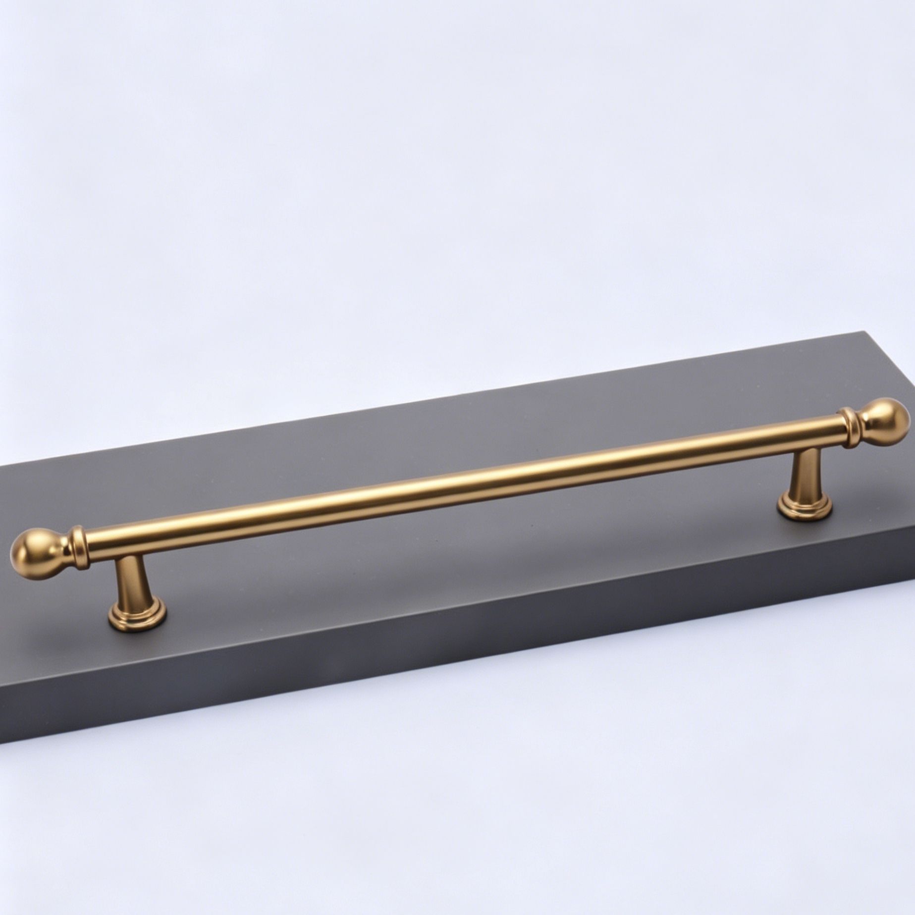 192mm Hole Spacing Simple Ball Bar Cabinet Pull 2pcs - Image 1