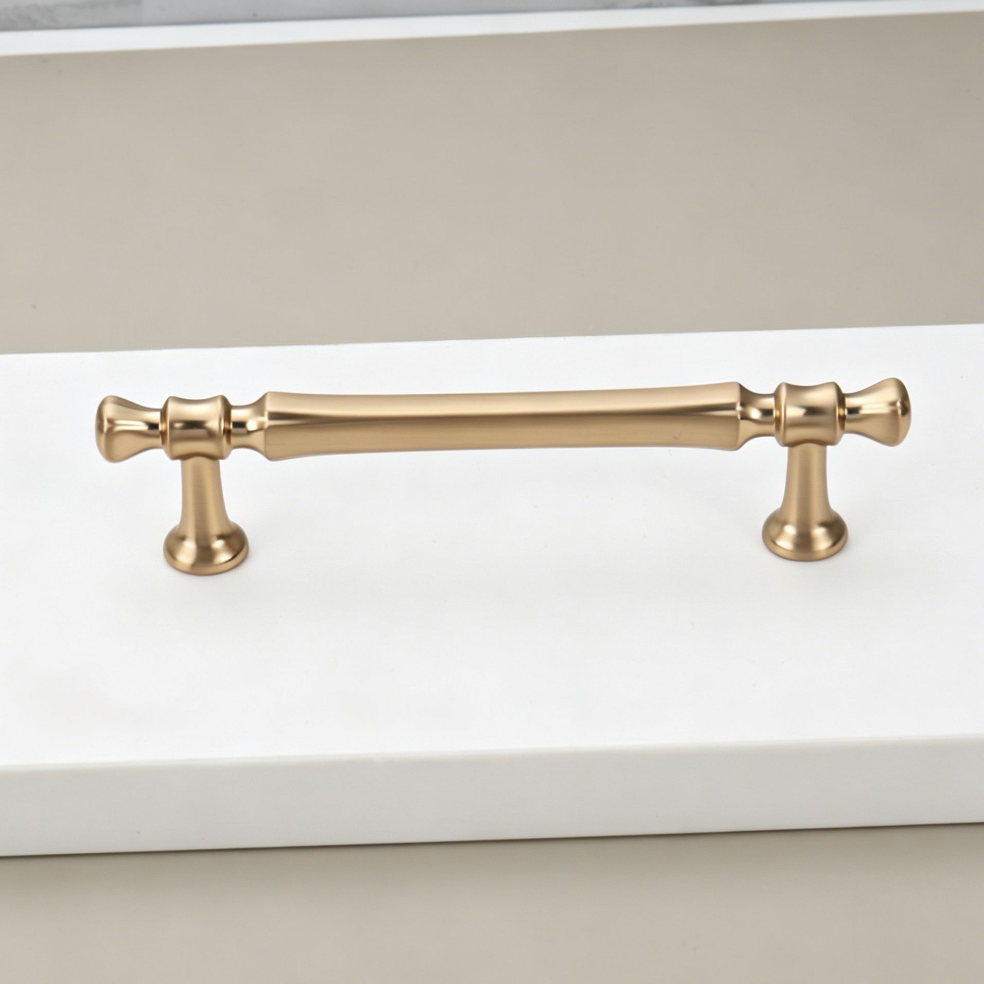 96mm Hole Spacing Waisted Bowtie Cabinet Pull 2pcs - Image 1
