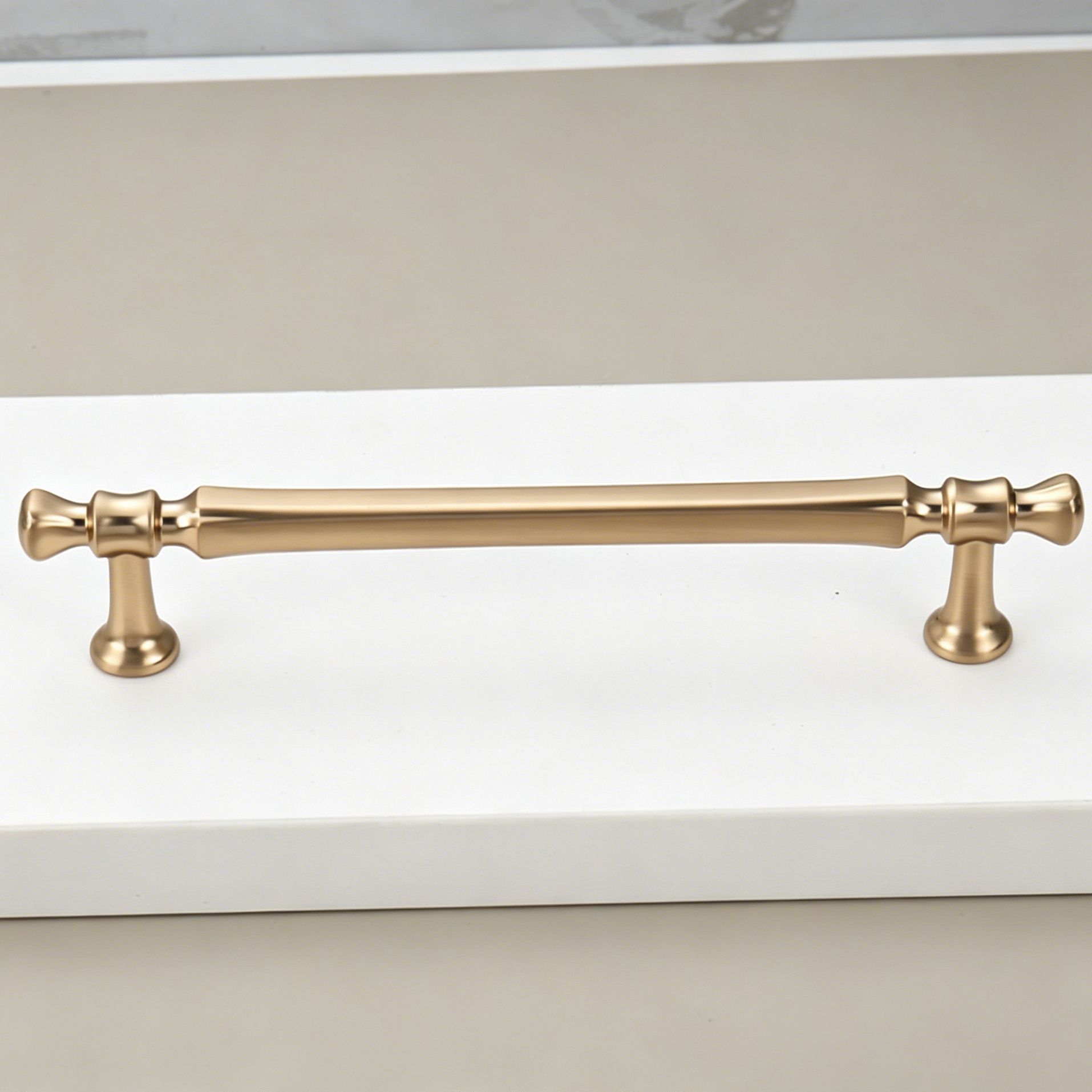 128mm Hole Spacing Waisted Bowtie Cabinet Pull 2pcs - Image 1