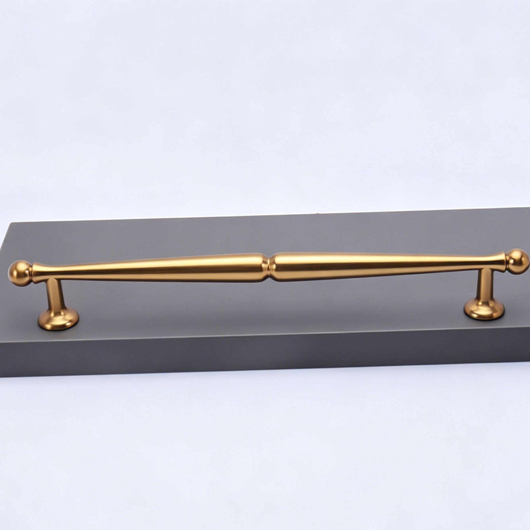 192mm Hole Spacing Waisted Ball Bar Cabinet Pull 6pcs - Image 1
