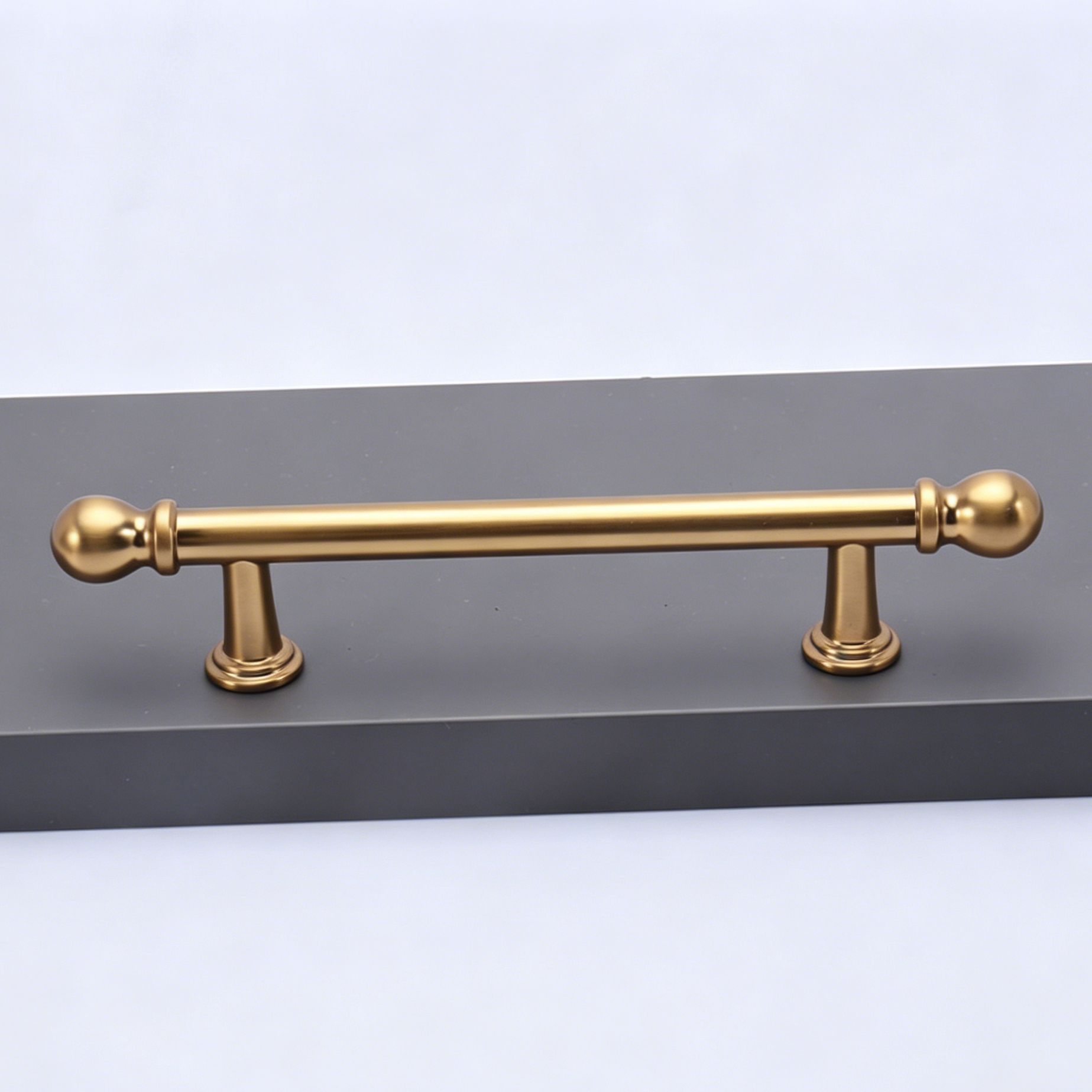 96mm Hole Spacing Simple Ball Bar Cabinet Pull 6pcs - Image 1