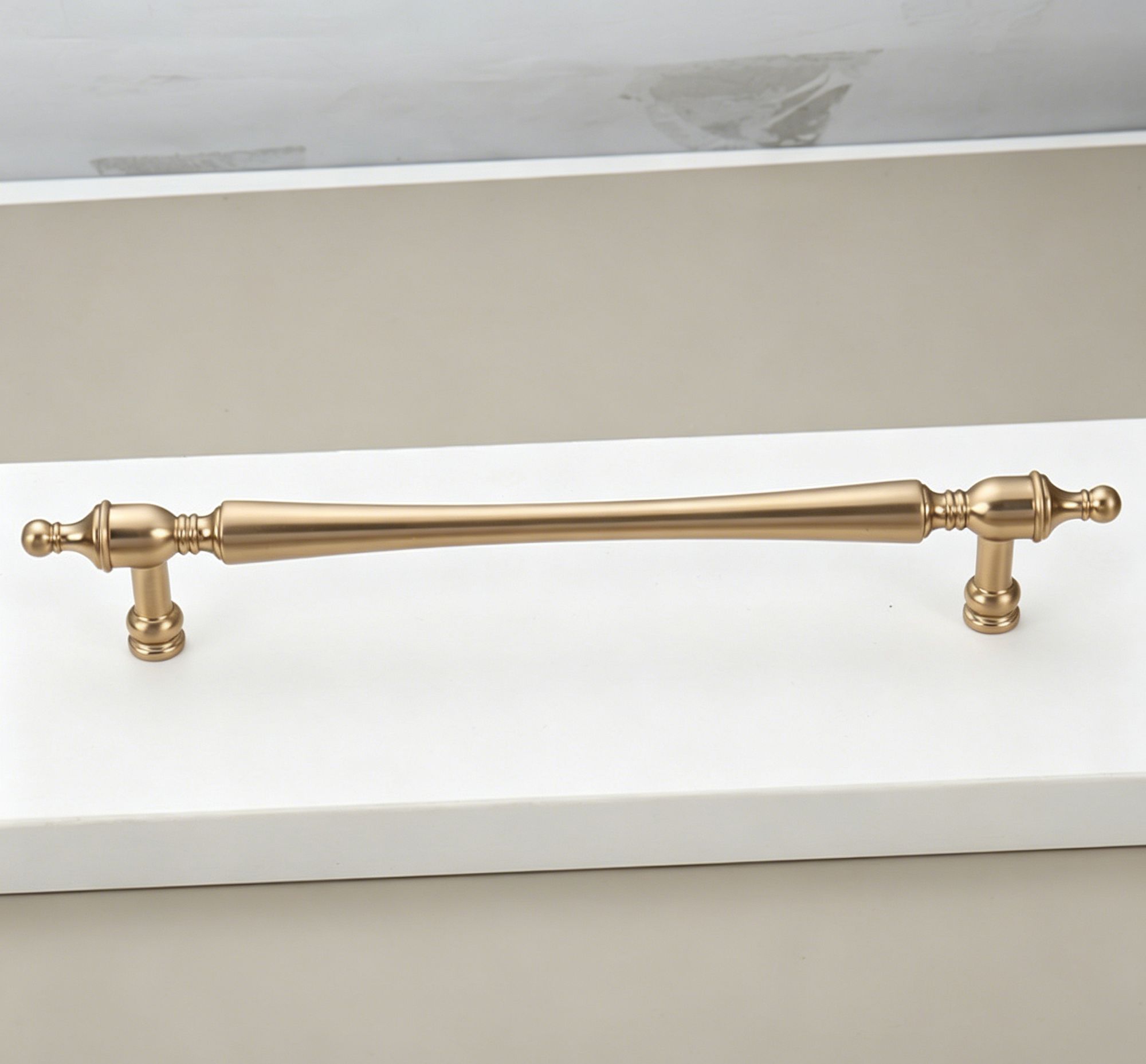160mm Hole Spacing Vintage Tapered End Bar Cabinet Pull 6pcs - Image 1