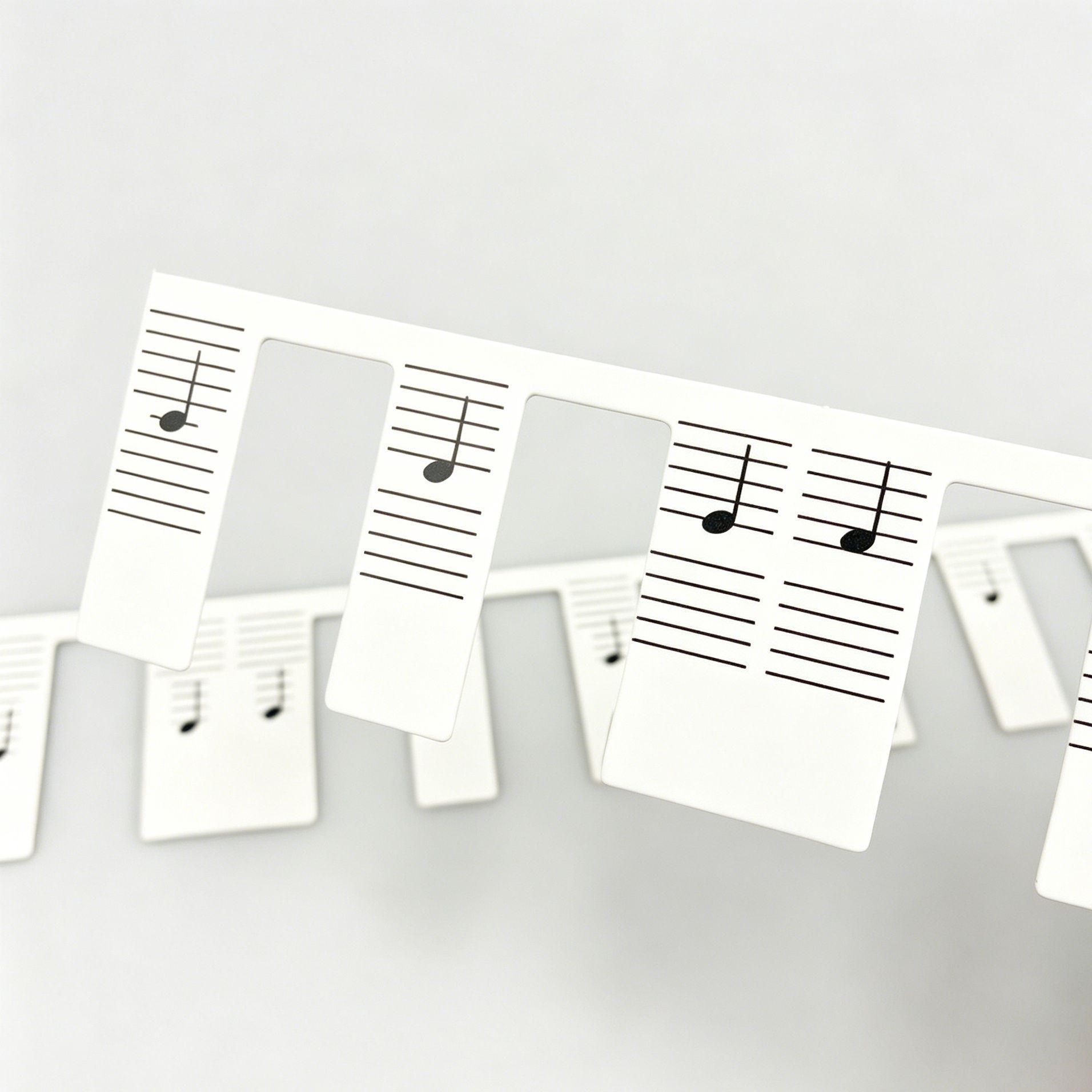 88 Keys Black Piano Note Strip 1pcs Keyboard Sticker - Image 2