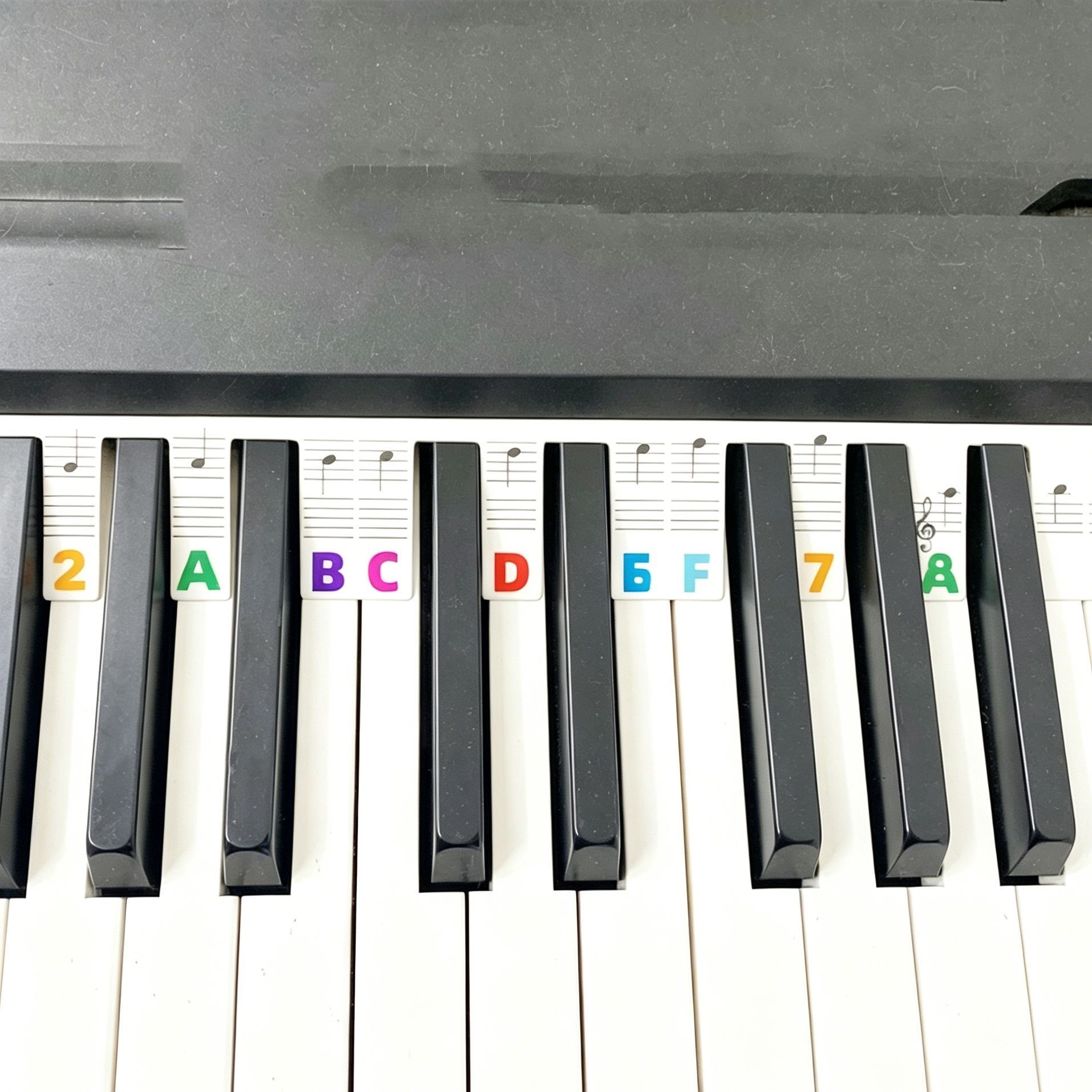 88 Keys Color Piano Note Strip 1pcs Keyboard Sticker - Image 3