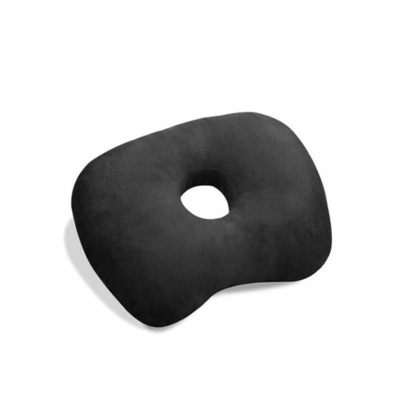 Black Crystal Velvet Ear Pillow, Hollow Hole Fit All Ear Jewelry - Image 1