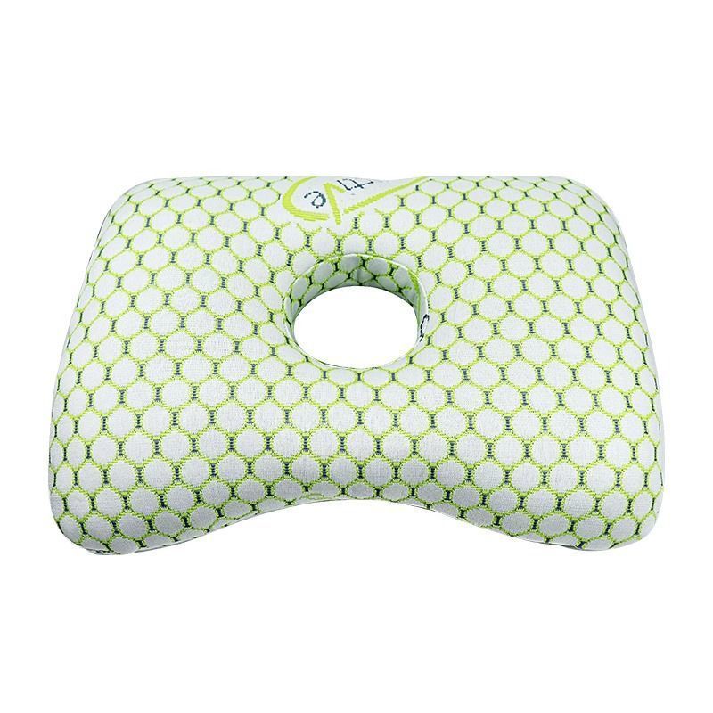 Green Knit Soft Ear Pillow, Air Permeable Relieve Ear Compression - Image 1