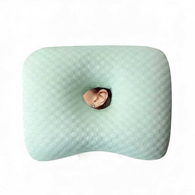 Green Ice Bean Cooling Ear Cushion, Beat Heat & Ear Ache At Night - Image 1